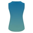 thumbnail image 4 of Yubnlvae Loose Fit Tank Tops for Women - 2025 Trendy Summer Workout, Yoga & Beach Camisoles (Breathable, V-Neck) Light blue M, 4 of 4