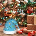 thumbnail image 6 of KLL Christmas Hats for Adults Plush Different Color Fishing Bait Print Santa Hat Xmas Fluffy Santa Claus Hat for Women Men, 6 of 6