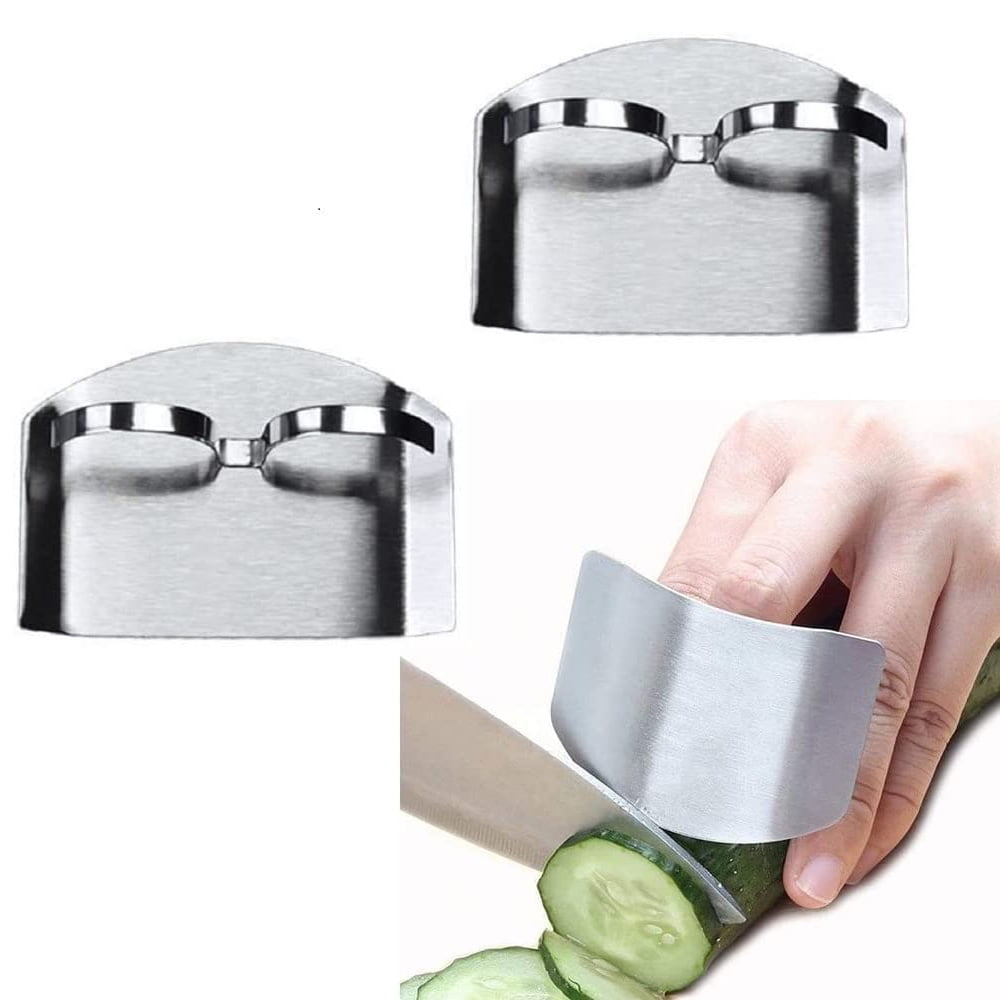 Finetaur Finger Guards for Cutting, Stainless Steel Finger Guard