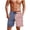 American Flag Red, variant on Mens Camo Swim Trunks Camouflage Deer Print Quick Dry Bathing Suit Men Board Shorts for Beach, Pool, Fishing Man 3XL