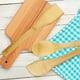 thumbnail image 5 of Juego De Utensilios De Cocina De Madera De 6 Piezas Cuchara, Tenedor Y Espátula De Madera Orgánicos Grandes De 11,5 Pulgadas Para Cocinar Juego De Utensilios De Cocina (Juego Mixto De 6), 5 of 8