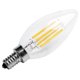 thumbnail image 3 of 5X Dimmable E12 4W COB Candle Flame Filament LED Bombilla Lámpara 10X3.5cm, 3 of 5