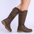 thumbnail image 4 of BURUDANI Women's Side Zipper Knee High Riding Boots, 4 of 6