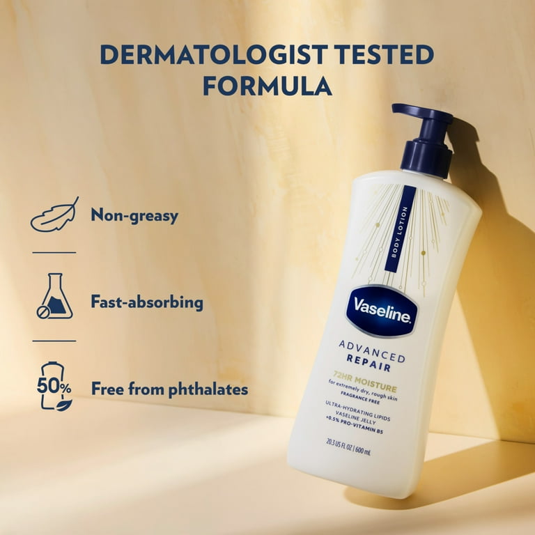 Vaseline Intensive Care Advanced Repair Body Lotion, Unscented