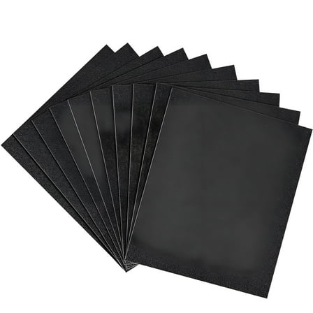 ZEPARO 80 Grit Sandpaper,9 x 11 Inch Wet Dry Sand Paper Hand Abrasive Sanding Sheets for Wood Metal Automotive Sanding and Polishing,Coarse - 10 Sheets