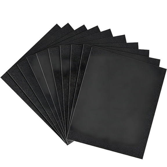 ZEPARO 80 Grit Sandpaper,9 x 11 Inch Wet Dry Sand Paper Hand Abrasive Sanding Sheets for Wood Metal Automotive Sanding and Polishing,Coarse - 10 Sheets