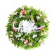 thumbnail image 3 of Corona de primavera para puerta delantera, decoración de corona de flores, guirnalda colgante de hojas de 45cm para fiesta, granja, pared de, 3 of 9