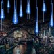 thumbnail image 1 of Luces de lluvia de meteoritos mejoradas, cadena de luces navideñas impermeables IP65 con tubos de 30 cm (1 tubo, 24 LED en total) para Navidad, bodas, fiestas, hogar, árbol de Navidad y jardín., 1 of 5