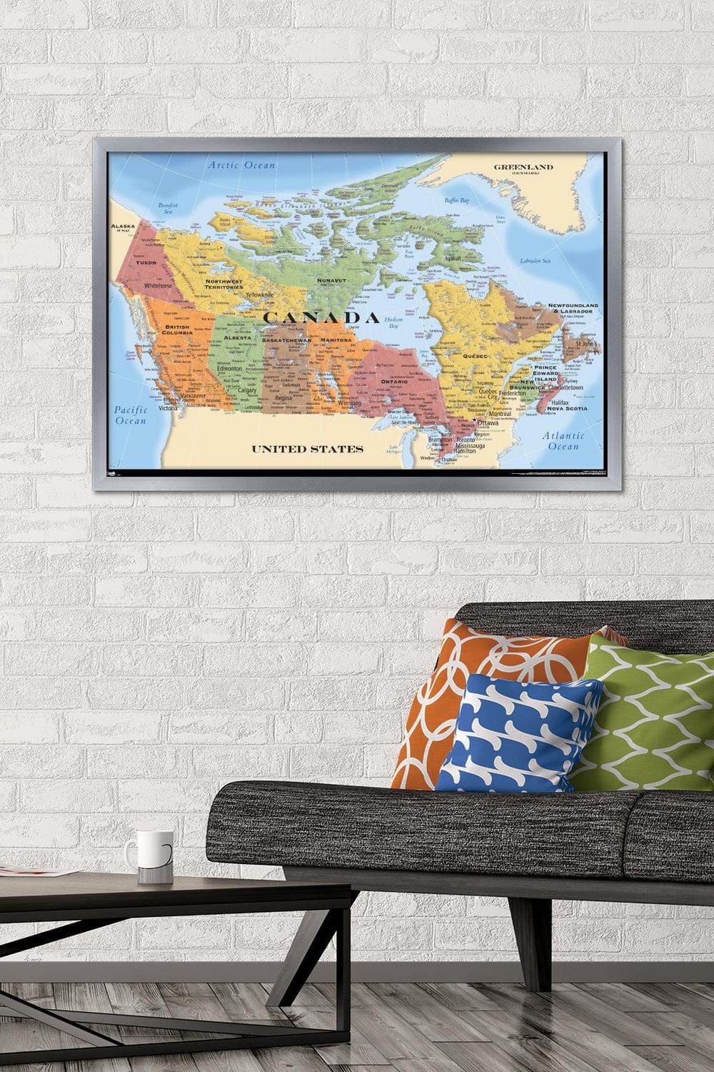 Map - Canada Wall Poster