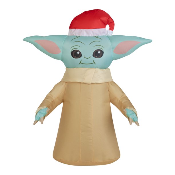 18" Beige and Green Star Wars the Child Christmas Airdorable Tabletop