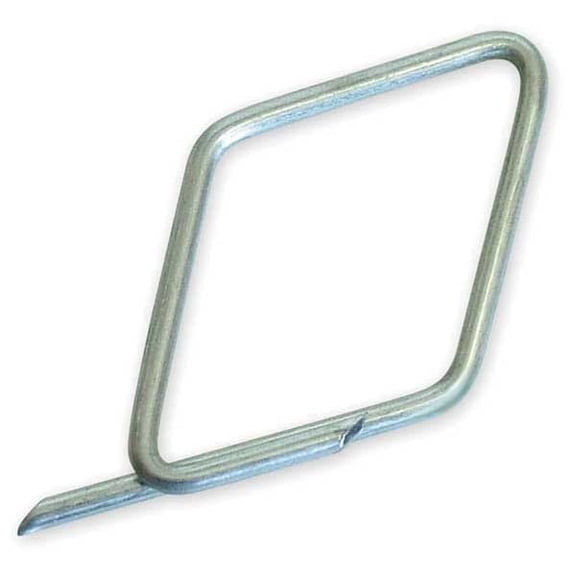 Diamond Fastener, Gray, Steel, Diamond Fastener, Galvanized 100 PK