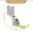thumbnail image 2 of Sewing Machine Presser Feet for Lightweight Fabric Silver Color 5 Pieces, 2 of 8