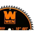 thumbnail image 6 of WEN 10-Inch 32-Tooth and 60-Tooth Carbide-Tipped Professional Woodworking Saw Blade Set, Two Pack, BL1032-2, 6 of 7