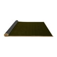 thumbnail image 2 of Ahgly Company Indoor Round Abstract Yellow Contemporary Area Rugs, 4' Round, 2 of 4