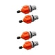 thumbnail image 4 of Speravity Adaptador de bomba de SUP inflable con válvula de aire, piezas de goma de cobre, accesorios, convertidor de kayaks, tablas de Paddle, Naranja 2piezas, 4 of 6