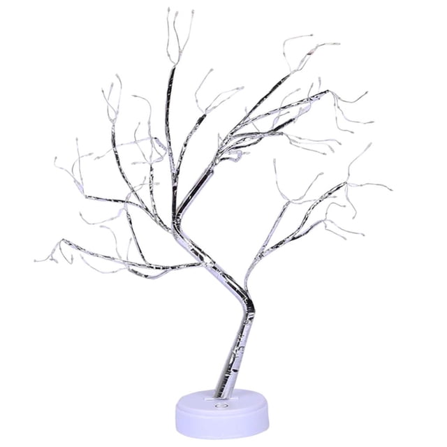 Luces de noche llevadas árbol de ambre , lámpara Bnco cálido Sunnimix Luz de noche creativa con LED