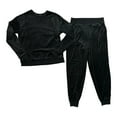 thumbnail image 3 of Banana Republic Women's Super Soft Velour Sweatshirt & Jogger Set (Black, XXL), 3 of 3