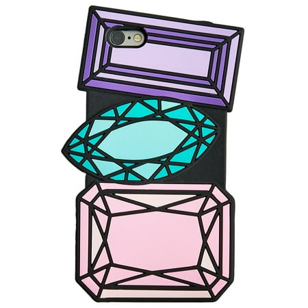 Celebrate Shop | Gems iPhone 7 Case, Multicolor Diamonds |