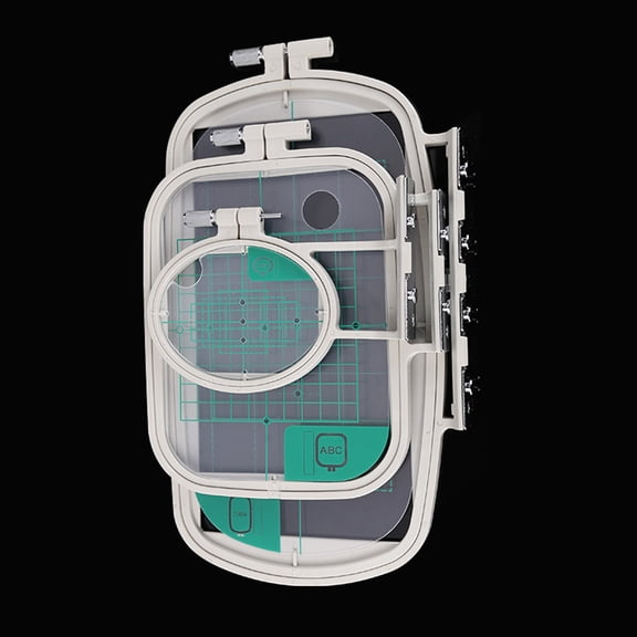 MLINS  3 Pcs Embroidery Hoop Fabric Cloth Square Frame Machine Set