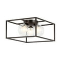 thumbnail image 5 of JONATHAN Y Kyle 14" 3-Light Modern Farmhouse Metal/Iron Open-Caged LED Flush Mount, Oil Rubbed Bronze, JYL7911A, 5 of 9