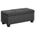 thumbnail image 3 of Picket House Furnishings Everett 3 Piece Ottoman Set in Charcoal, 3 of 9