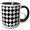 Black/White, variant on 3drose, Seamless Star Pattern Background - Abstract Vector Illustration, 11oz Mug