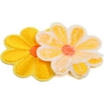 thumbnail image 4 of 24 Pieces Iron on Flower Patches Sew on Embroidered Patch DIY Applique for Jeans Jackets Bag Hat Clothing Shoes, 12 Colors, 4 of 7