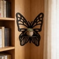 thumbnail image 6 of Ycandiee Butterfly Wall Shelf, Wooden Floating Corner Rack for Crystal Display Trinket Organizer and Home Accent, 6 of 6