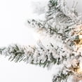 thumbnail image 3 of 3 ft. Pre Lit Clear UL Flocked Colorado Spruce Tree, 3 of 4