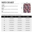 thumbnail image 3 of Salouo Skull Blue Flower Pattern Men's Sleep Pajama Shorts,Pajama Bottoms Elastic Waistband Sleep Pajama Short PJ Shorts for Men -Medium, 3 of 6