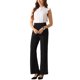 thumbnail image 2 of INSPIRAR CHIC Tops de Body con Volantes para Mujeres, Cuello Simulado, Manga Corta, Botón Hacia Abajo, Camisa de Leotardo M Blanca, 2 of 6