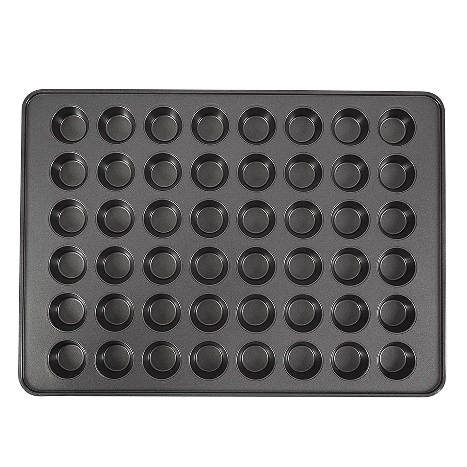 Perfect Results NonStick Mega Mini Muffin and Cupcake Pan, 48cup, You can bake four dozen mini