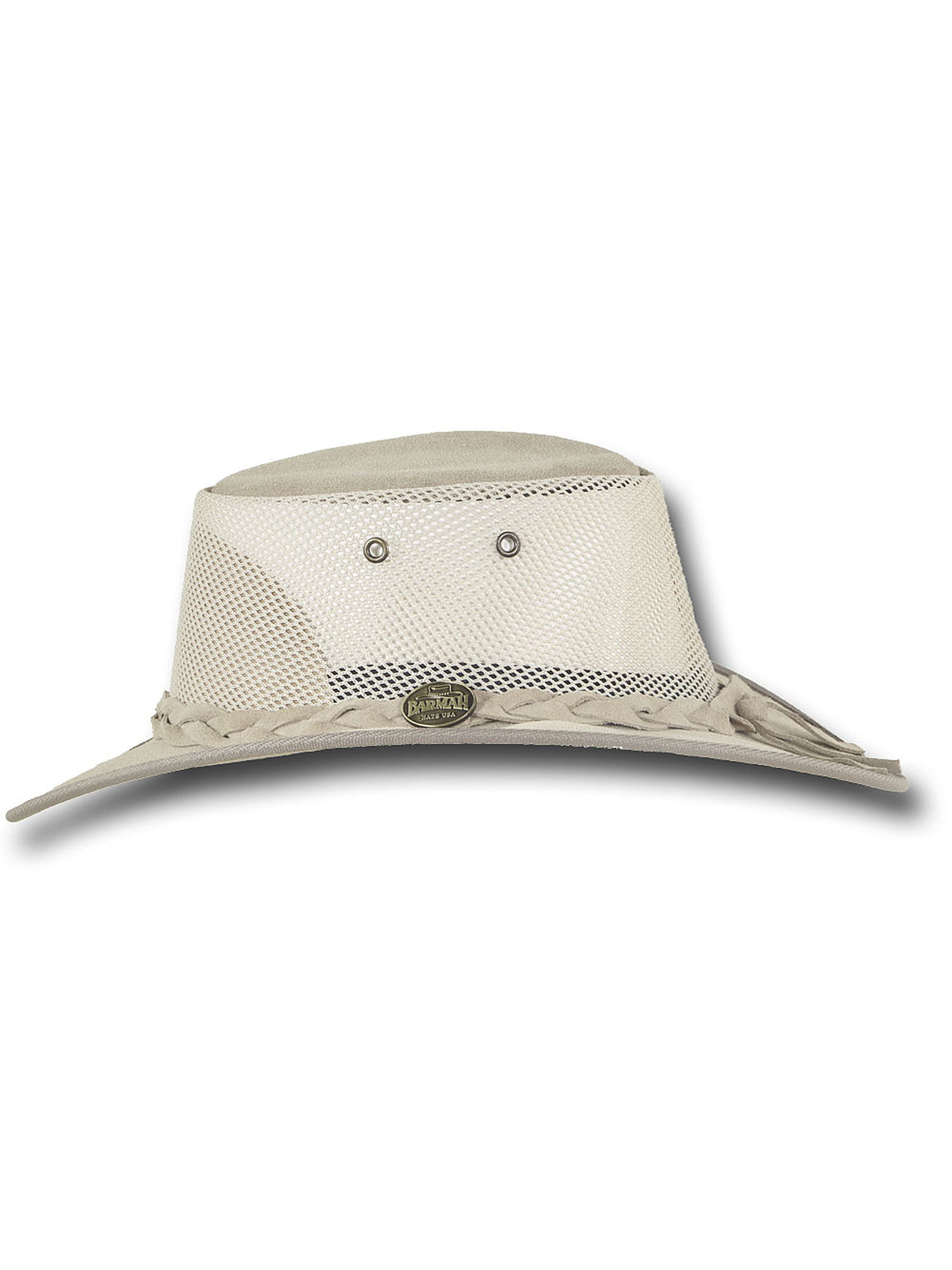 Item 1064 Barmah Hats Foldaway Cattle Suede Cooler Leather Hat 
