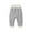Gray, variant on fatyb Toddler Baby Boys Girls High Waist Cotton Pants Loungewear Newborn Long Pants Kids Pull-On Pants