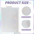 thumbnail image 4 of 36 Hojas de Papel Adhesivo Holográfico, Hojas Laminadas Holográficas, Hojas de Pegatinas de Vinilo Transparente, 11,7 X 8,3 Pulgadas (Estrella), 4 of 5