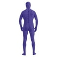 thumbnail image 4 of FEIFLY Men Unisex Full Body Open Face Bodysuit Stretch Zentai Stretch Full Body Suit Dance For Performance And Adult Size Solid Color Festival Clothing, 4 of 4