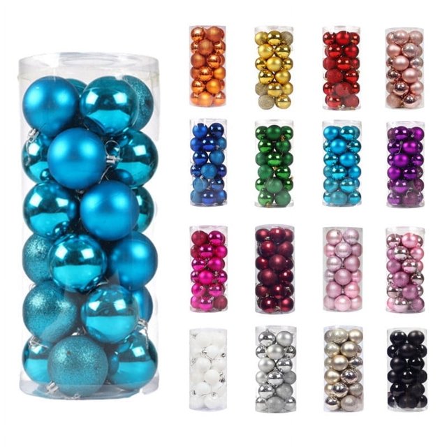 ¡Liquidación de ahorros navideños! Bolas navideñas PRETXORVE, adorno para árbol de Navidad, bola de 40 mm para colgar en el hogar, ideal para fiestas.