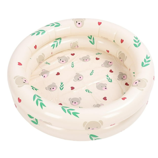 Piscine Gonflable pour Enfants, Piscines pour Tout-Petits d'Extérieur, Piscine Gonflable Pliable en PVC Épaissi pour Usage Intérieur et Extérieur avec Conception Anti-âge