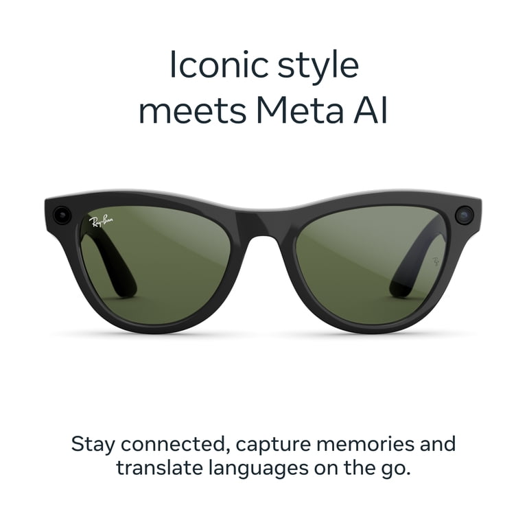 メガネ・老眼鏡  glass Skyler Ray ban Ray-Ban Meta Gen 2 Smart AI Glasses, Skyler, Green, Metal