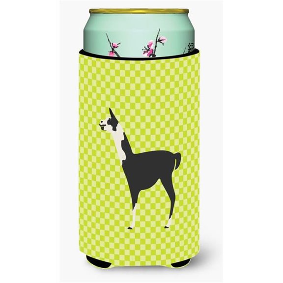 Llama Q Ara Green Tall Boy Beverage Insulator Hugger
