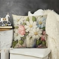 thumbnail image 2 of Spring Mangnolia Green Throw Pillow Covers, Vases Cushion Case Decoration for Sofa Couch, 2 of 5