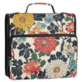 thumbnail image 5 of FORMRS Zipper Binder with Shoulder Strap 2-inch Ring 500 Sheet Capacity File Bag, Red Flowers Pattern, 5 of 5