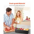 thumbnail image 3 of Servidor de condimentos refrigerado VEVOR de 6 compartimentos enfriado con hielo y tapa, 3 of 9