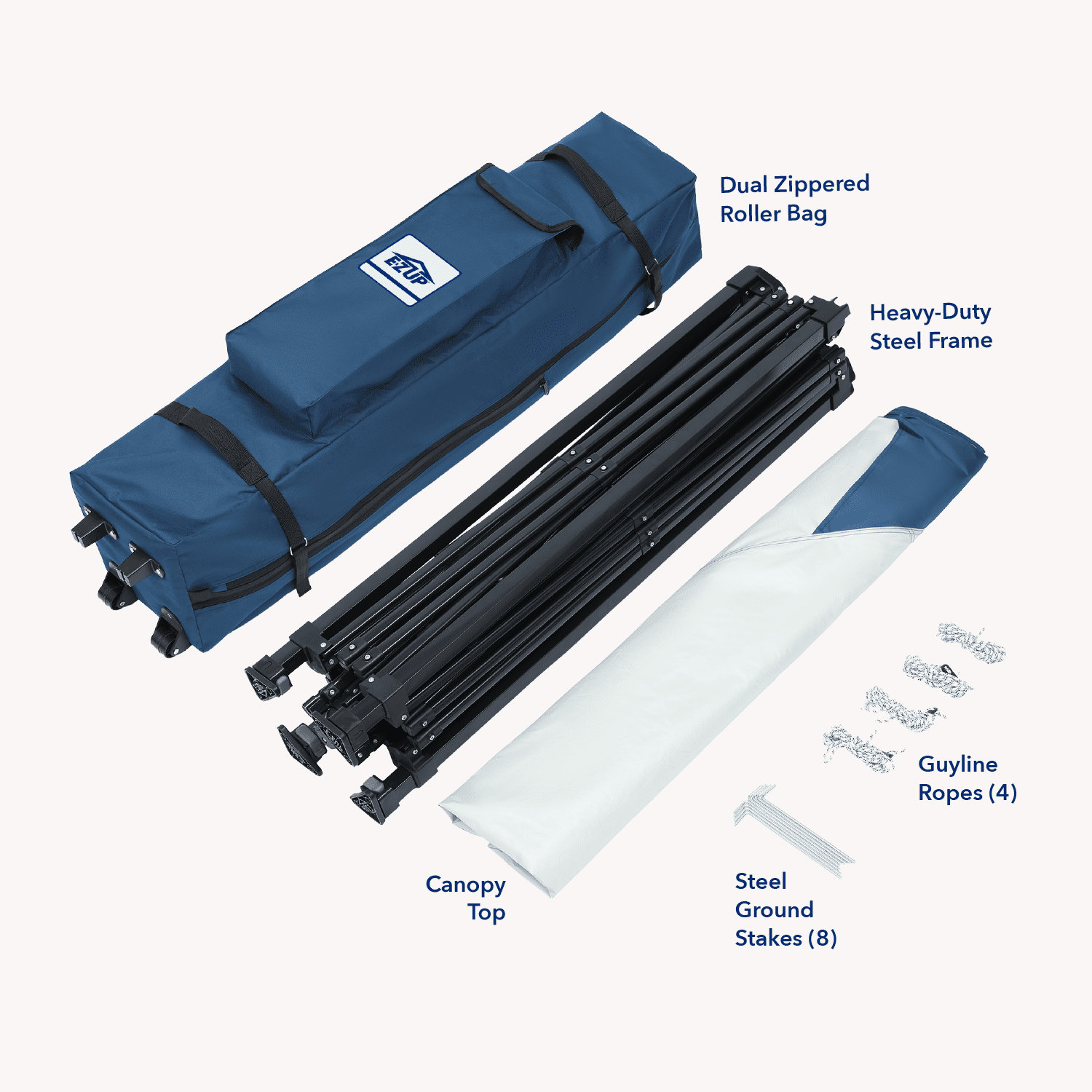 E-Z UP 13x13 ONE-UP Instant Canopy Tent – Pop Up Outdoor Shade