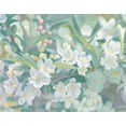 thumbnail image 2 of Wiens, James 24x20 Gold Ornate Wood Framed with Double Matting Museum Art Print Titled - Blossoms, 2 of 4