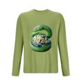 thumbnail image 2 of Styesk Chemises pour Hommes Sports Entraînement Physique Maison Noël Pyjamas Imprimés T-shirt Manches Longues Col Rond, 2 of 3
