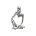thumbnail image 2 of Flmtop Penseur Statue Abstraite Fait à la Main en Résine Moderne Penseur Creux Sculptures pour la Maison, 2 of 8