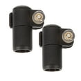 thumbnail image 1 of CRILSTYLEO 2Pcs Black Walking Stick Buckle Rubber Fastener Clip Compatible with Trekking Poles, 1 of 8