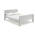 thumbnail image 3 of Alaterre Furniture Harmony Wood Full Size Bed Frame with Headboard and Footboard (Dove Gray), 3 of 4