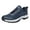 Blue, variant on Sneakers for Men Comfortable Wide Toe Walking Shoes Lightweight La𝖼e Up Mesh Tennis Shoes Fashion S𝗅ip On Athlet𝗂c Shoes Breathable Non-S𝗅ip Running Shoes